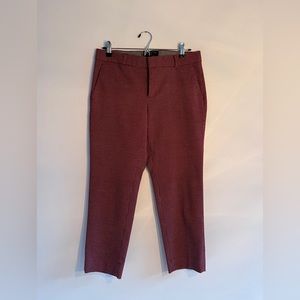 Banana Republic Avery Pants Burgundy with tiny white dots